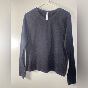 Brand new with tags! Athleta Sparkle Black Long Sleeve Top
